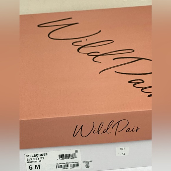 Melborne Platform Sandals Black Daisy - Picture 5 of 7